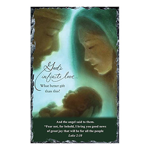 Personalsied Christmas Slate Gift - Gods Infinite Love